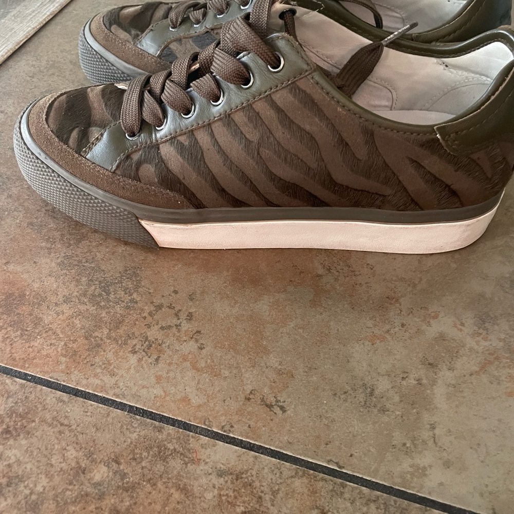 Rag & Bone Army Zebra Print Sneakers Size 9.5 - image 4